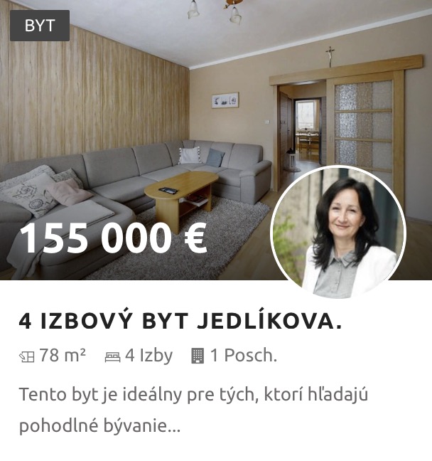 Predaj 4-izb. bytu na Hájiku v Žiline